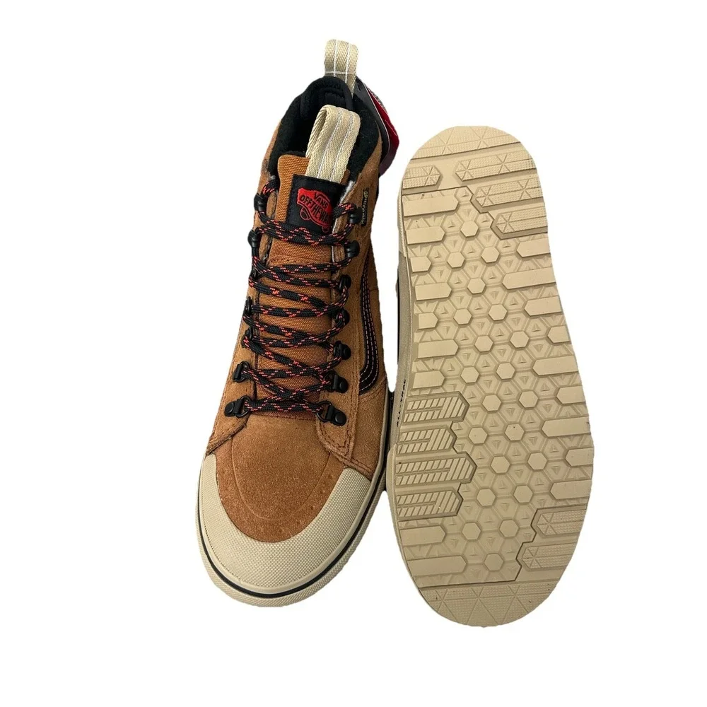 Vans UnisexSk8 Hi MTE Waterproof Insulated‎ Glazed Ginger Shoes Boots Size 7 New